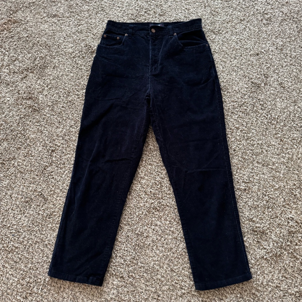 Vintage Navy Blue Corduroys